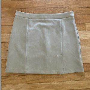 IndigoRein tan suede skirt; size 11/29